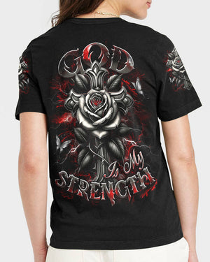 God Is My Strength Women's All Over Print Shirt - Yhdu2103253