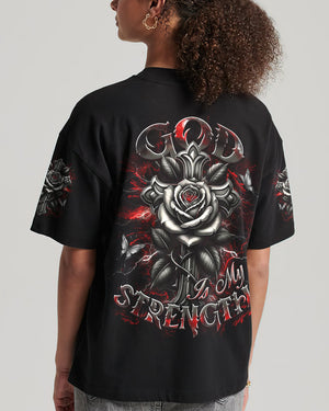 God Is My Strength Women's All Over Print Shirt - Yhdu2103253
