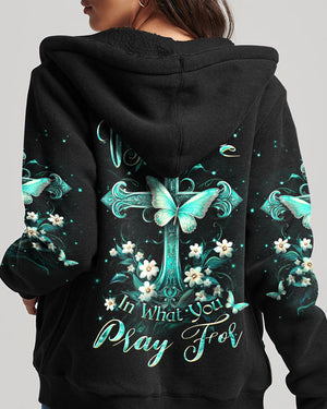 Believe In What You Pray For Women's All Over Print Shirt - Yhdu2111231