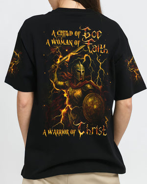 A Child Of God A Woman Of Faith Women's All Over Print Shirt - Yhdu2204253