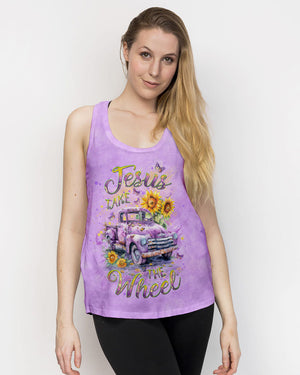 Jesus Take The Wheel Women's All Over Print Shirt - Yhdu2404242