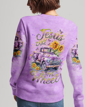 Jesus Take The Wheel Women's All Over Print Shirt - Yhdu2404242
