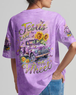Jesus Take The Wheel Women's All Over Print Shirt - Yhdu2404242