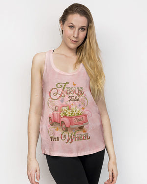 Jesus Take The Wheel Women's All Over Print Shirt - Yhdu2406253