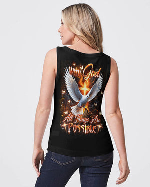 With God All Things Are Possible Women's All Over Print Shirt - Yhdu2502253