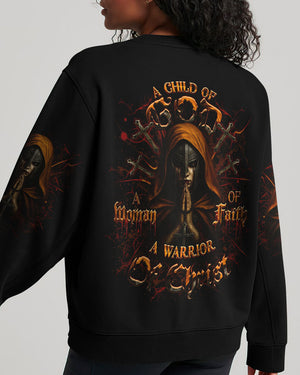 A Child Of God A Woman Of Faith Women's All Over Print Shirt - Yhdu2506251