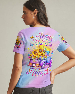 Jesus Take The Wheel Women's All Over Print Shirt - Yhdu2602252