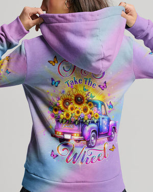 Jesus Take The Wheel Women's All Over Print Shirt - Yhdu2602252