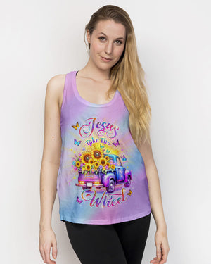 Jesus Take The Wheel Women's All Over Print Shirt - Yhdu2602252