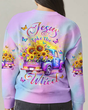 Jesus Take The Wheel Women's All Over Print Shirt - Yhdu2602252