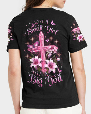 Just A Small Girl With A Big God Women's All Over Print Shirt - Yhdu2612234