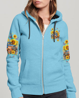 Jesus Take The Wheel Sunflowers Women's All Over Print Shirt - Yhdu2705254