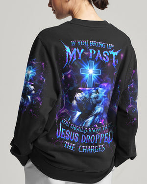 Jesus Dropped The Charges Lion Women's All Over Print Shirt - Yhdu2708241