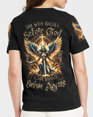 She Who Kneels Before God Women's All Over Print Shirt - Yhdu2802243
