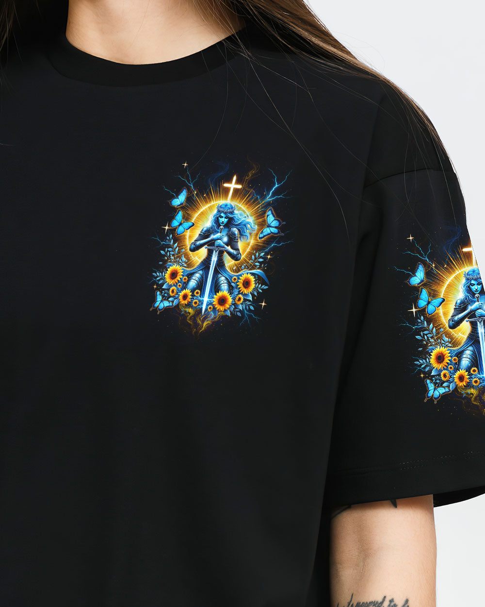 A Child Of God A Woman Of Faith Women's All Over Print Shirt - Yhdu2805251