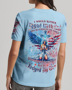 I Would Rather Stand With God Women's All Over Print Shirt - Yhdu2810242