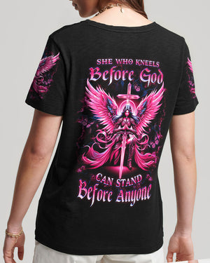 She Who Kneels Before God Women's All Over Print Shirt - Yhdu2812233