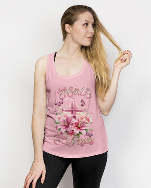 This Girl Loves Jesus Women's All Over Print Shirt - Yhdu2912233