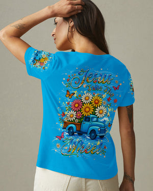 Jesus Take The Wheel Women's All Over Print Shirt - Yhhg0307253
