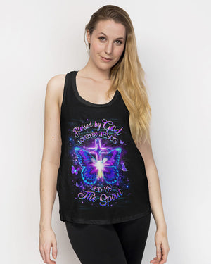 Blessed By God Loved By Jesus Butterfly Women's All Over Print Shirt - Yhhg0501262