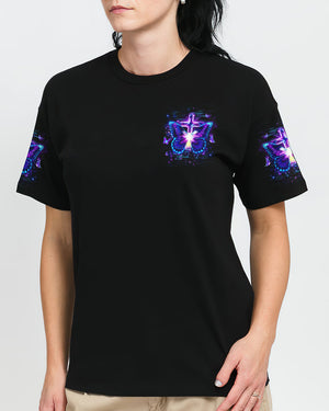 Blessed By God Loved By Jesus Butterfly Women's All Over Print Shirt - Yhhg0501262