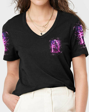A Child Of God A Woman Of Faith Women's All Over Print Shirt - Yhhg0512242