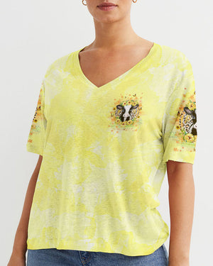 Living Life Somewhere Between Jesus Heifer Women's All Over Print Shirt - Yhhg0605243