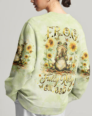 Fully Rely On God Women's All Over Print Shirt - Yhhg0609243