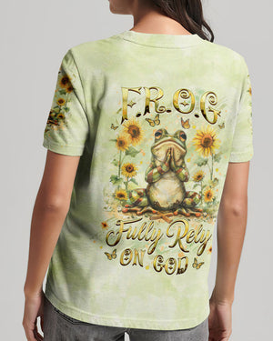 Fully Rely On God Women's All Over Print Shirt - Yhhg0609243