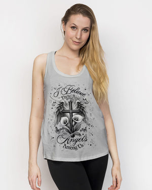 I Believe There Are Angels Among Us Wings Women's All Over Print Shirt - Yhhg0707254