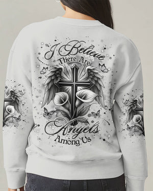 I Believe There Are Angels Among Us Wings Women's All Over Print Shirt - Yhhg0707254