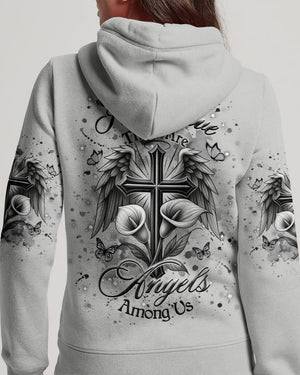 I Believe There Are Angels Among Us Wings Women's All Over Print Shirt - Yhhg0707254