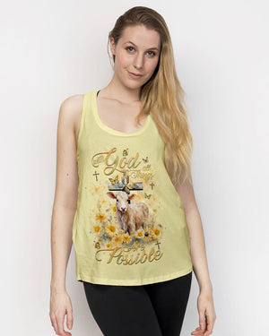With God All Things Are Possible Women's All Over Print Shirt - Yhhg0910232