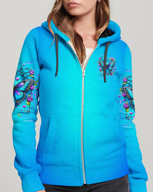 Faith Hope Love Butterfly Women's All Over Print Shirt - Yhhg1303253