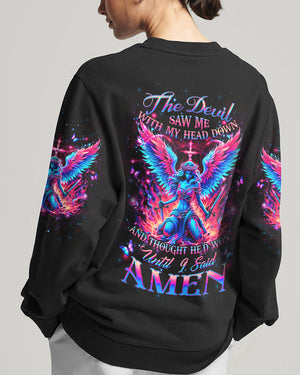 The Devil Saw Me With My Head Down Women's All Over Print Shirt - Yhhg1405244