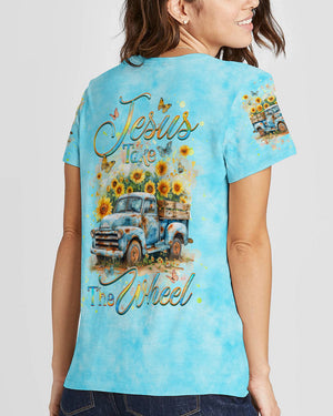 Jesus Take The Wheel Women's All Over Print Shirt - Yhhg1504244