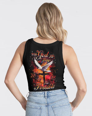With God All Things Are Possible Women's All Over Print Shirt - Yhhg1504252