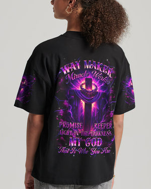 Way Maker Miracle Worker Cross Women's All Over Print Shirt - Yhhg1607254