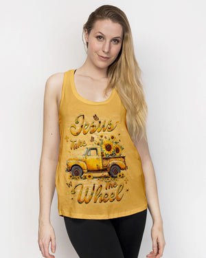 Jesus Take The Wheel Sunflowers Women's All Over Print Shirt - Yhhg1610253