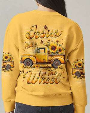Jesus Take The Wheel Sunflowers Women's All Over Print Shirt - Yhhg1610253