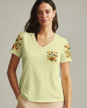 When God Steps In Miracles Happen Women's All Over Print Shirt - Yhhg1701253