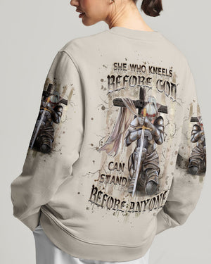 She Who Kneels Before God Women's All Over Print Shirt - Yhhg1709242