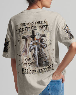 She Who Kneels Before God Women's All Over Print Shirt - Yhhg1709242