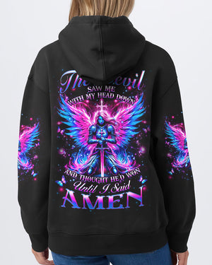 The Devil Saw Me With My Head Down Women's All Over Print Shirt - Yhhg2009243