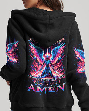 The Devil Saw Me With My Head Down Women's All Over Print Shirt - Yhhg2204243