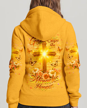 When God Steps In Miracles Happen Women's All Over Print Shirt - Yhhg2302261