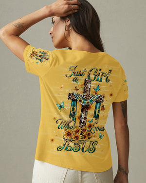 Just A Girl Who Loves Jesus Women's All Over Print Shirt - Yhhg2612251