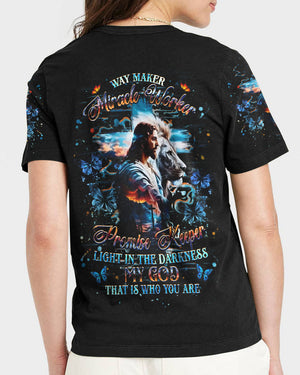 Way Maker Miracle Worker Cross Women's All Over Print Shirt - Yhhg2706254