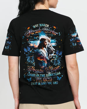 Way Maker Miracle Worker Cross Women's All Over Print Shirt - Yhhg2706254