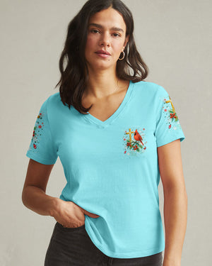 When Cardinals Appear Angels Are Near Women's All Over Print Shirt - Yhhg2810251